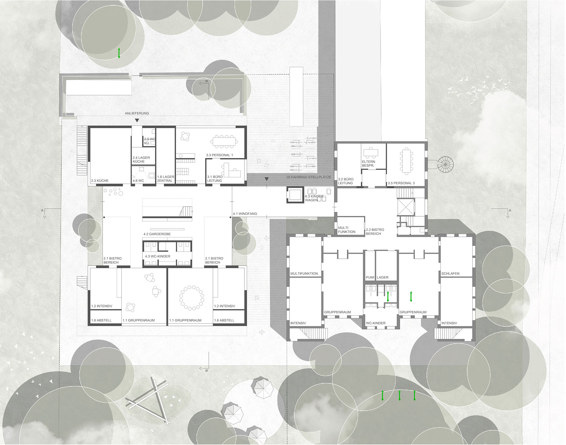 Erweiterung Kita am Weinbrennerplatz Karlsruhe
