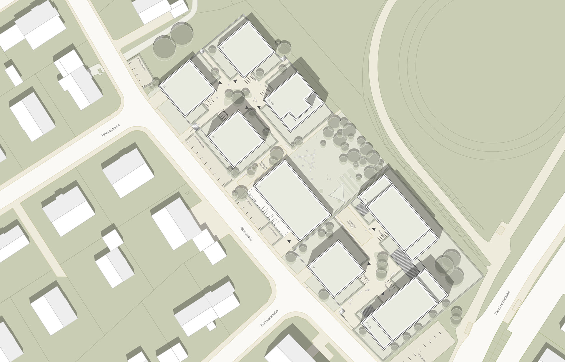 Wohnbebauung Steinkreuzstraße Wolfartsweier