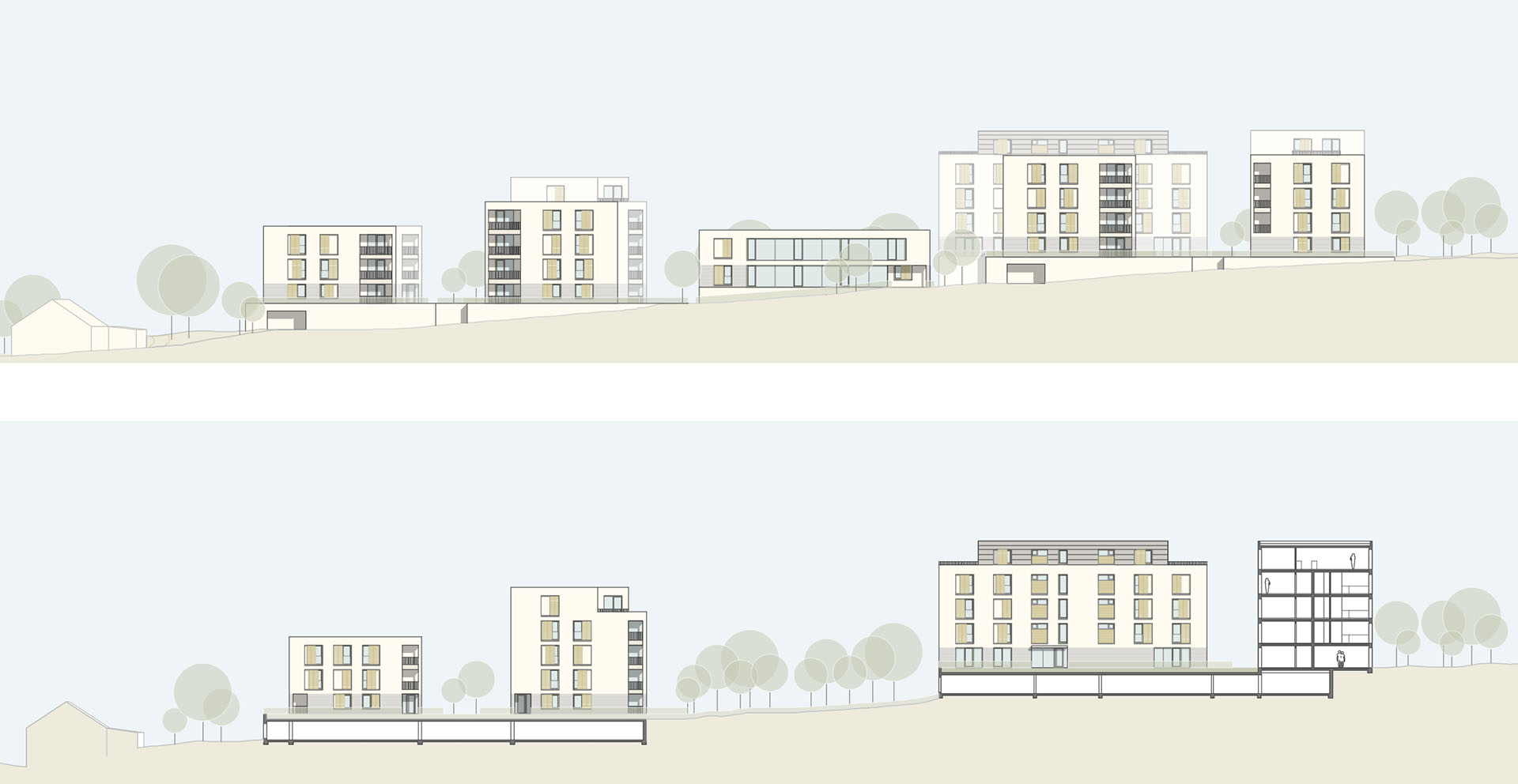 Wohnbebauung Steinkreuzstraße Wolfartsweier