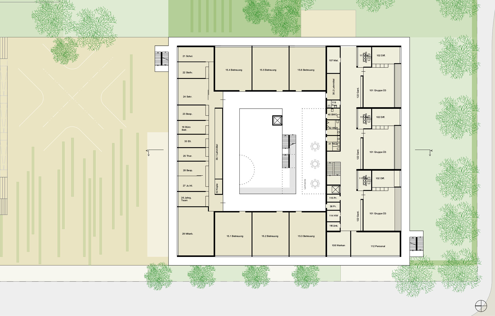Grundschule Europaviertel mit Kita und Sporthalle Frankfurt (a.M.)