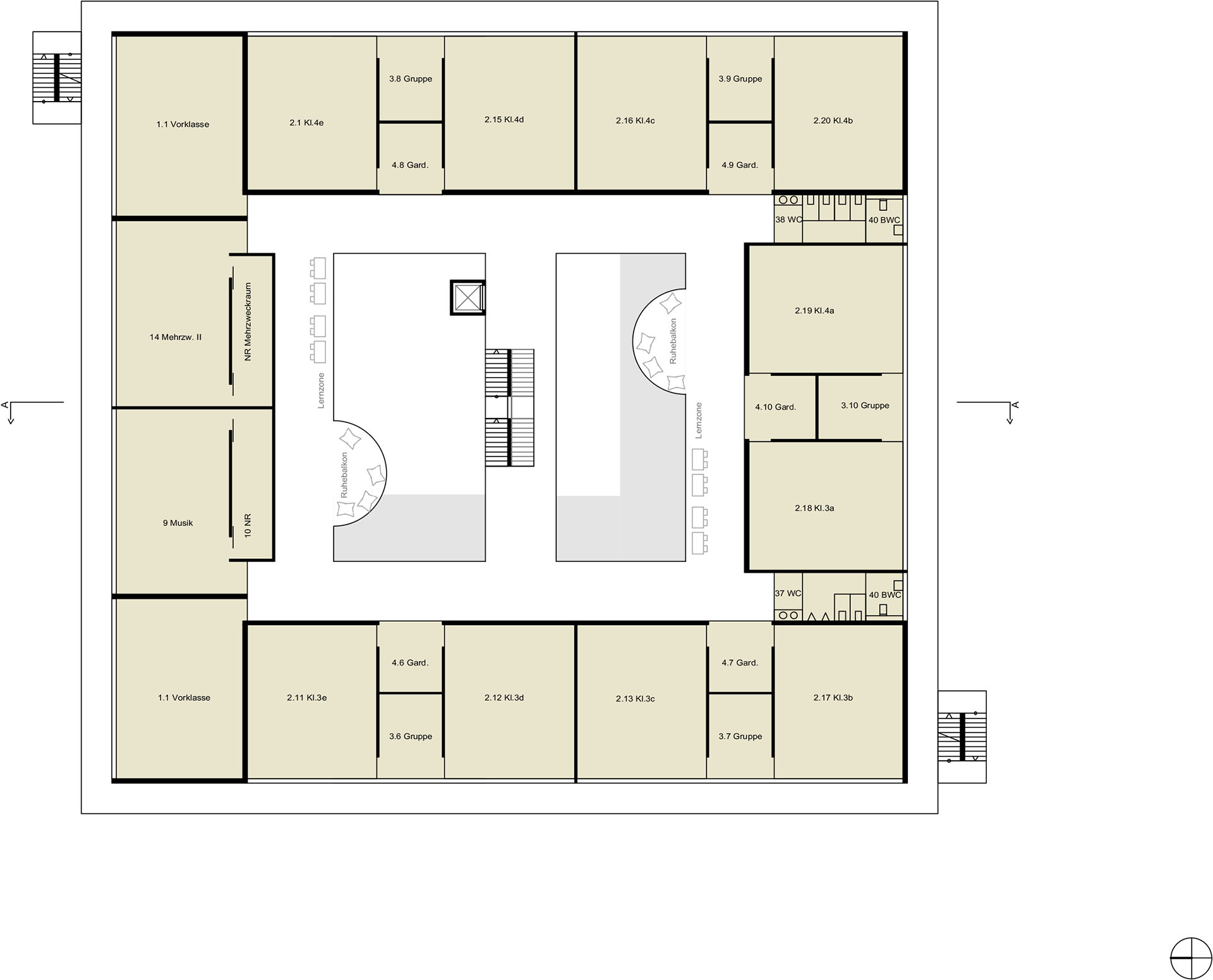 Grundschule Europaviertel mit Kita und Sporthalle Frankfurt (a.M.)