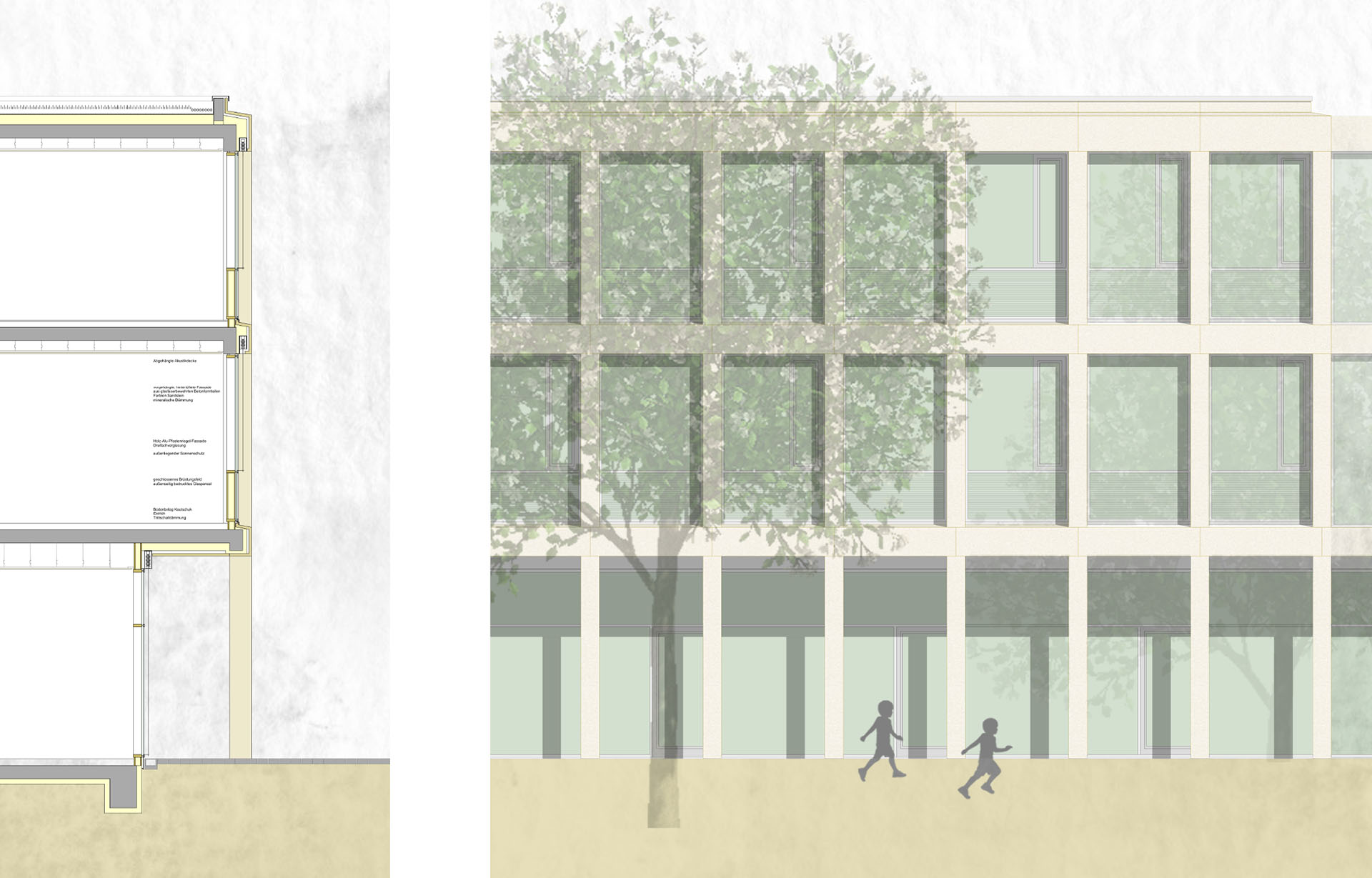 Erweiterung mit Ganztageseinrichtung Schloss-Schule Durlach